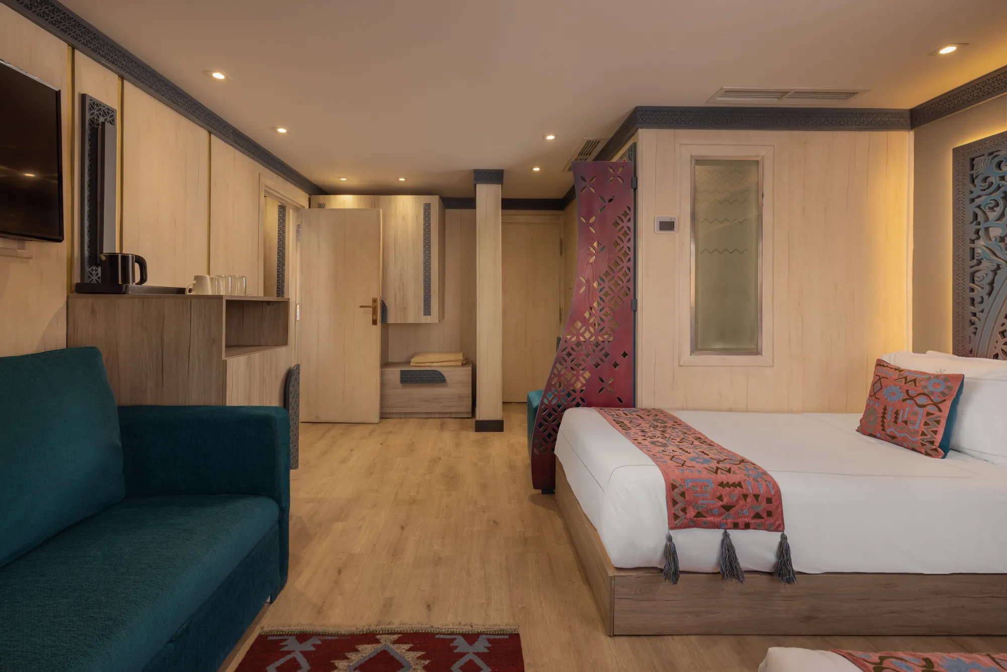 Cabin aboard the MS DWA Nile Cruise Nile cruise